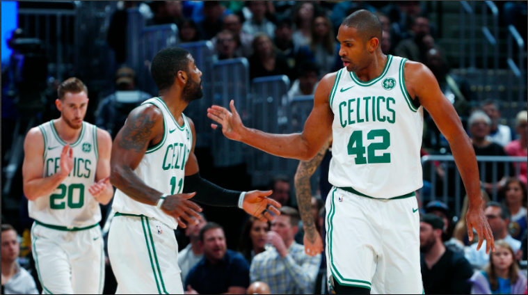Al Hordford och Kyrie Irving Al Hordford och Kyrie Irving